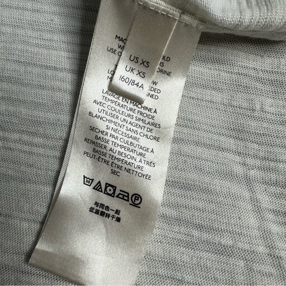 Free People | We The Free Long Beach Tunic Slub Jersey Longline Tee XS off white - Picture 10 of 12